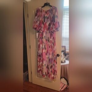 Elegant Multicolor Maxi Dress NWT